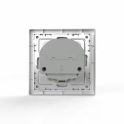 Розетка 1-м СП Pixel с заземл. с 2-мя заряд. устр. USB тип A+A механизм алюм. TOKOV ELECTRIC TKE-PX-R1U2A-C03