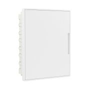 Щиток 24 мод встраиваемый с бел. дверцей с 4 шинами PEN (2шт на 8 отв. и 2шт на 6 отв) бел. DKC F24B1WW